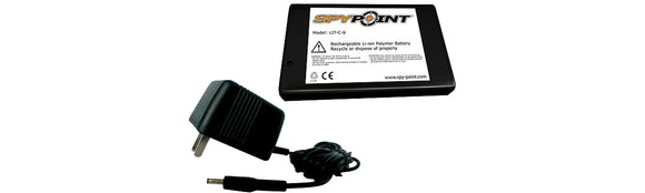 Spypoint Rechargeable Lithium Battery with AC Charger