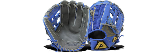 Akadema 11in Youth Rookie Series Glove, BLUE - LEFT HAND THROW