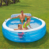 Intex Swim Center Family Inflatable Lounge Pool